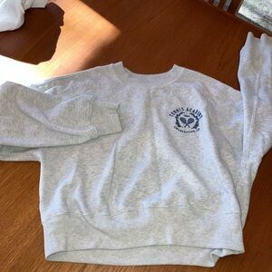 Abercrombie & Fitch tennis club grey sweatshirt